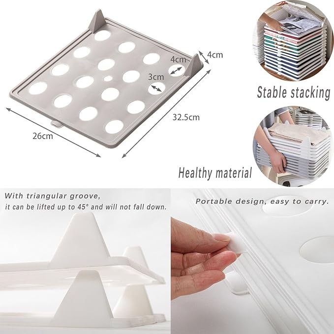 Folder Clothes Organizer Wardrobe Dividers (5 PCS)