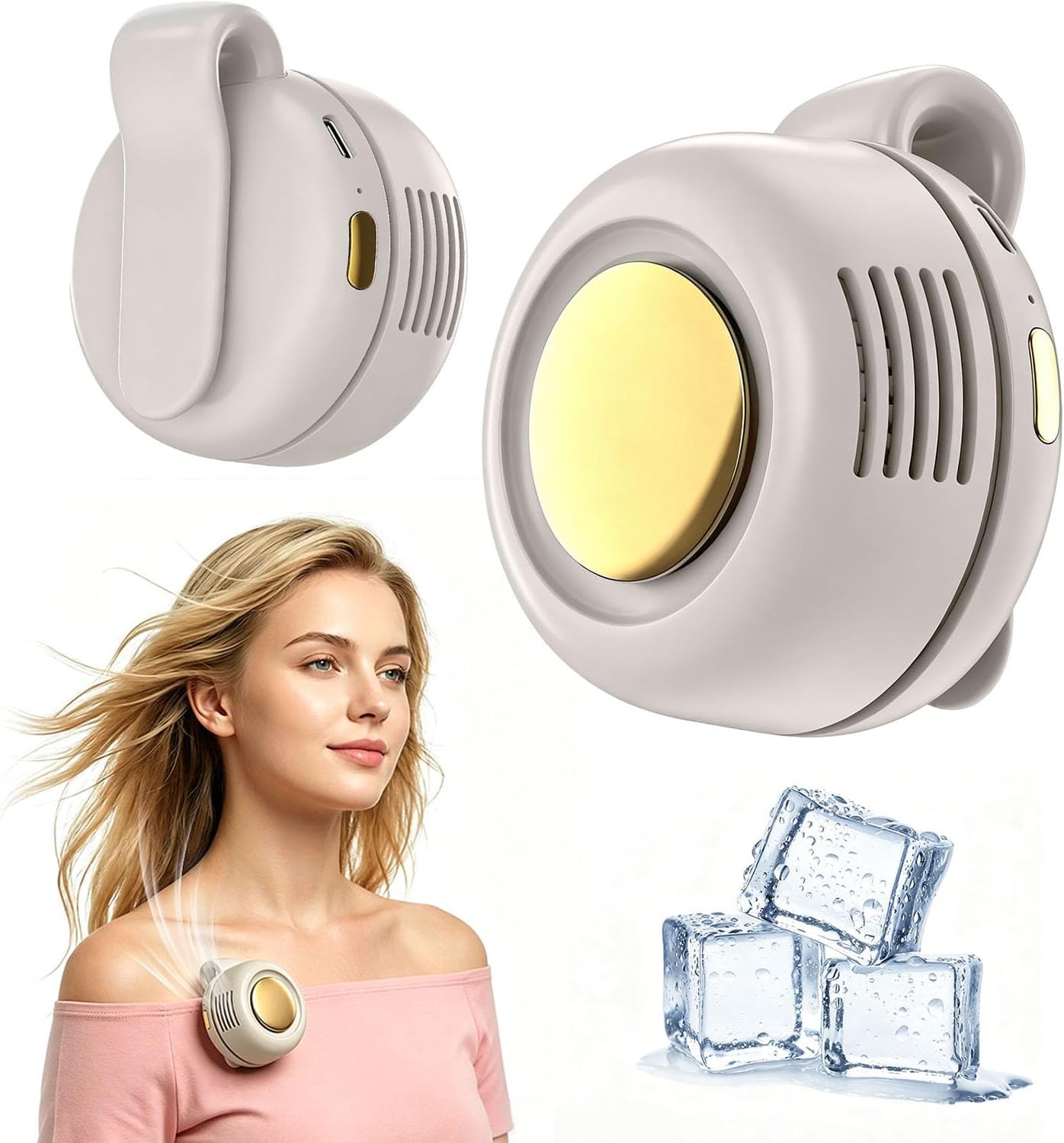 Portable Silent Clip-On Bladeless Personal Fan
