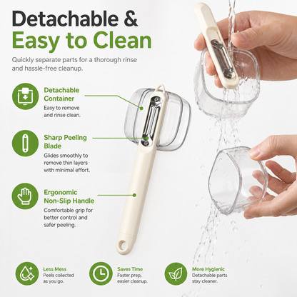 2-in-1 Vegetable Peeler with Container