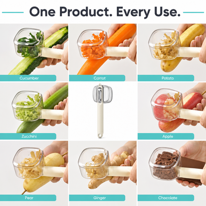 2-in-1 Vegetable Peeler with Container