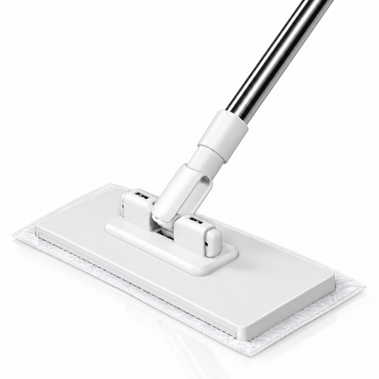 360° Rotating Flat Mop with One-Touch Cloth Release