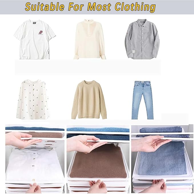 Folder Clothes Organizer Wardrobe Dividers (5 PCS)