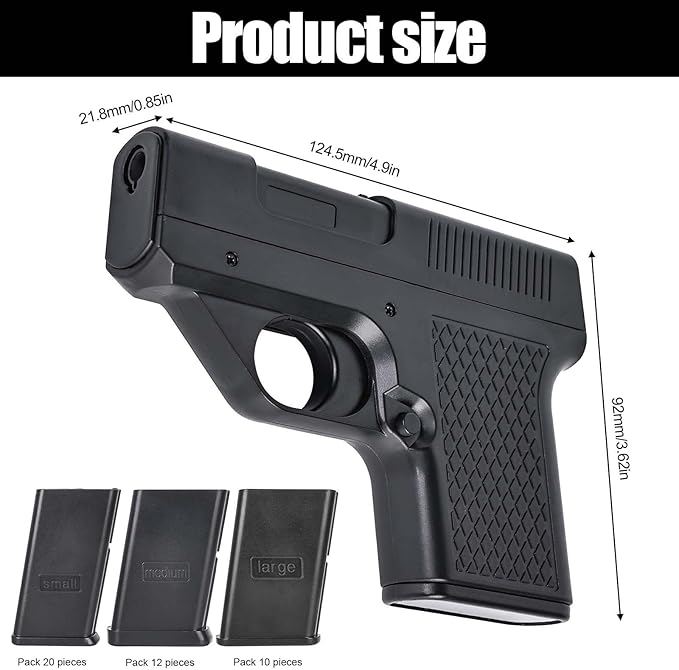 Gun Lighter with Cigarette Case