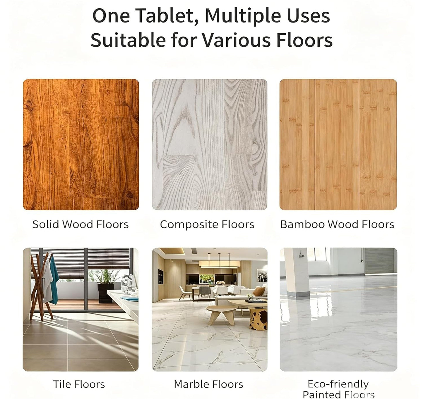 Multi-Surface Floor Cleaning Sheet (100 PCS)