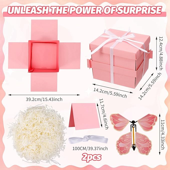 Flying Butterfly Surprise Explosion Gift Box