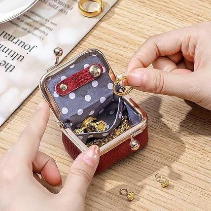 Genuine Leather Mini Jewelry Box