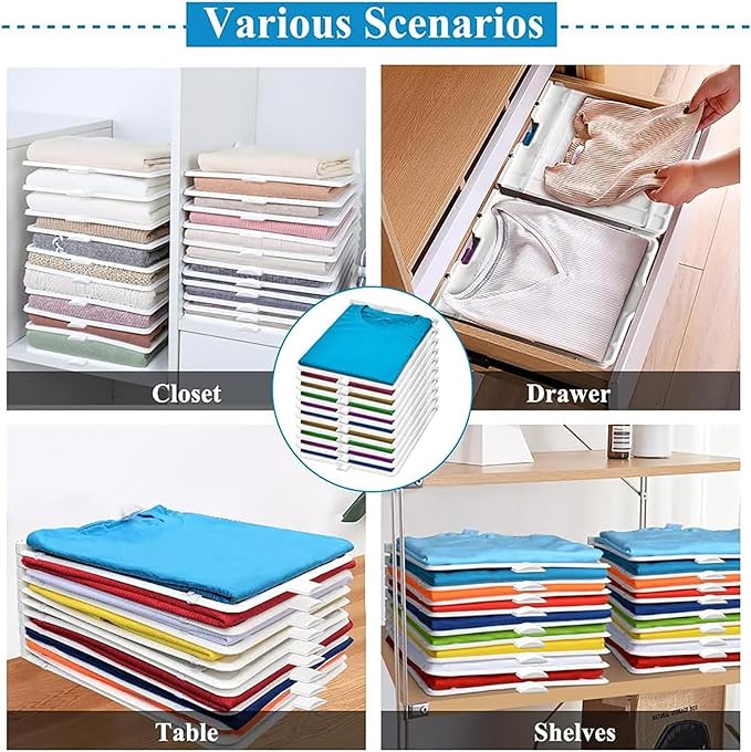 Folder Clothes Organizer Wardrobe Dividers (5 PCS)