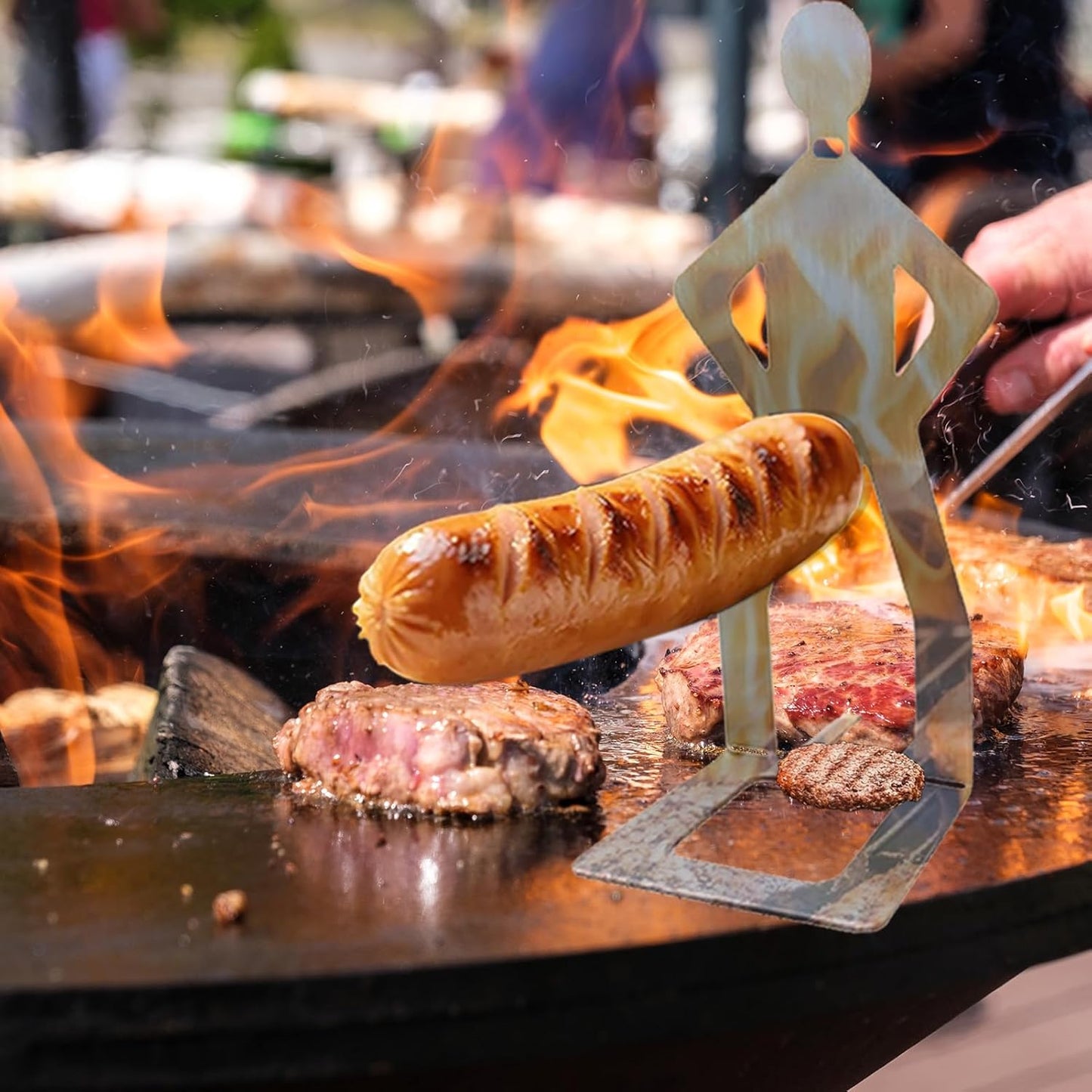 Funny BBQ Man Hot Dog Holders