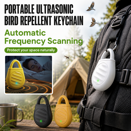 Portable Ultrasonic Bird Repellent Keychain