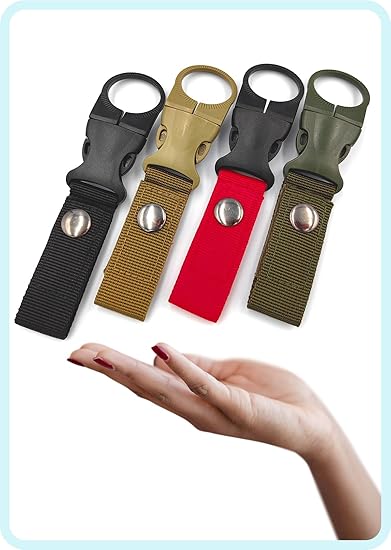 4 PCS Hanging Bottle Buckle Clip Carabiner