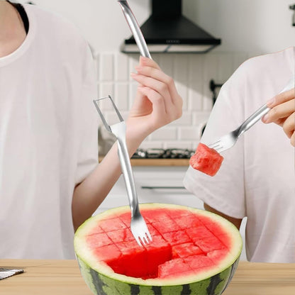 2-in-1 Watermelon Cutter and Fork PRO