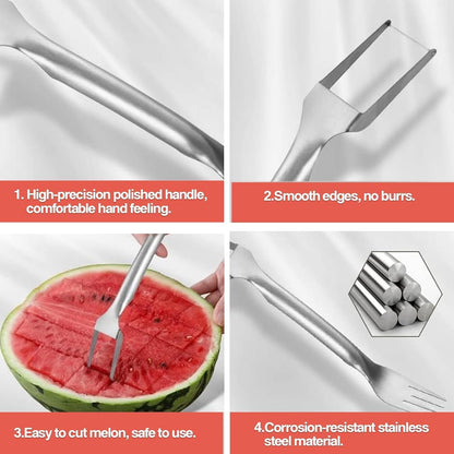 2-in-1 Watermelon Cutter and Fork PRO