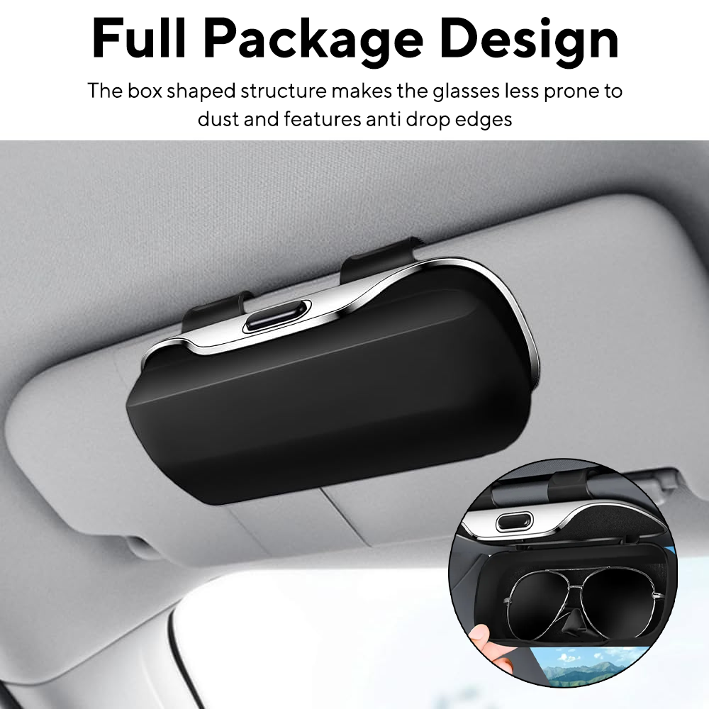 All-Inclusive Sun Visor Glasses Storage Box