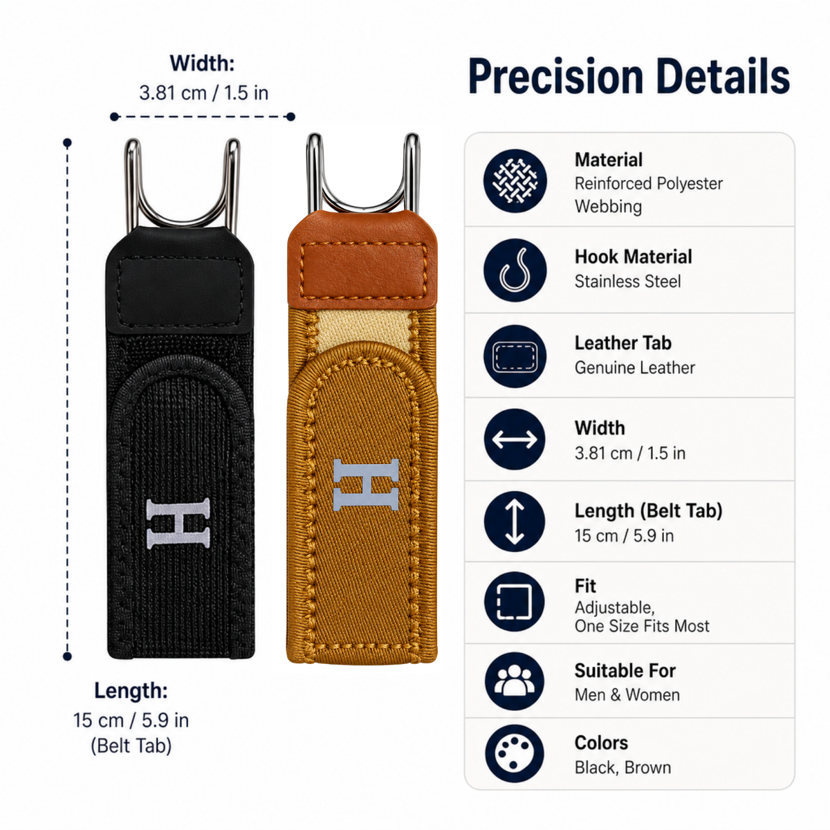 No Show Invisible Belt for Men & Women