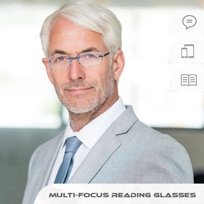 Multi-Focus Progressive Lenses Reading glasses - Far And Near Dual-Use