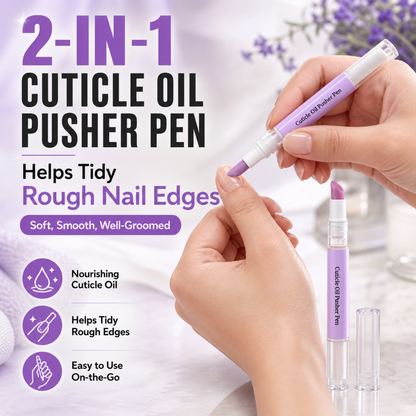 2-in-1 Cuticle Oil Pusher Pen