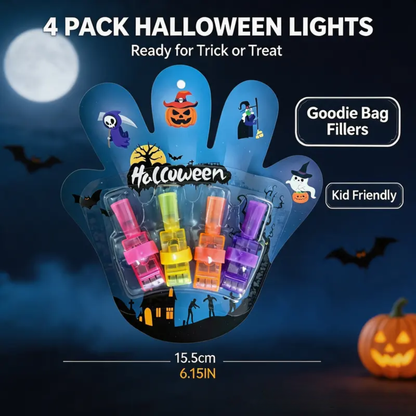 Halloween LED Finger Projection Lights (4PCS/Set)