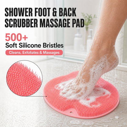 Shower Foot & Back Scrubber Massage Pad