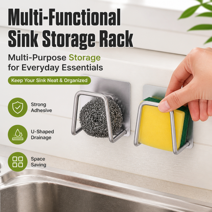 Multi-Functional Sink Storage Rack
