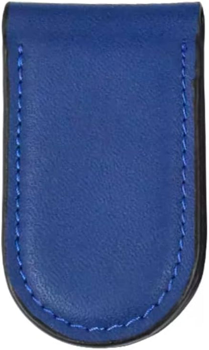 Faux Leather Magnetic Money Clip Wallet