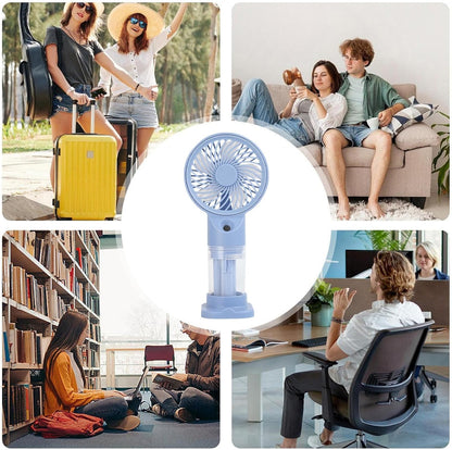 Rechargeable Portable Mist Cooler Water Fan