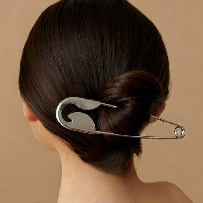 Safety Pin Hair Clip