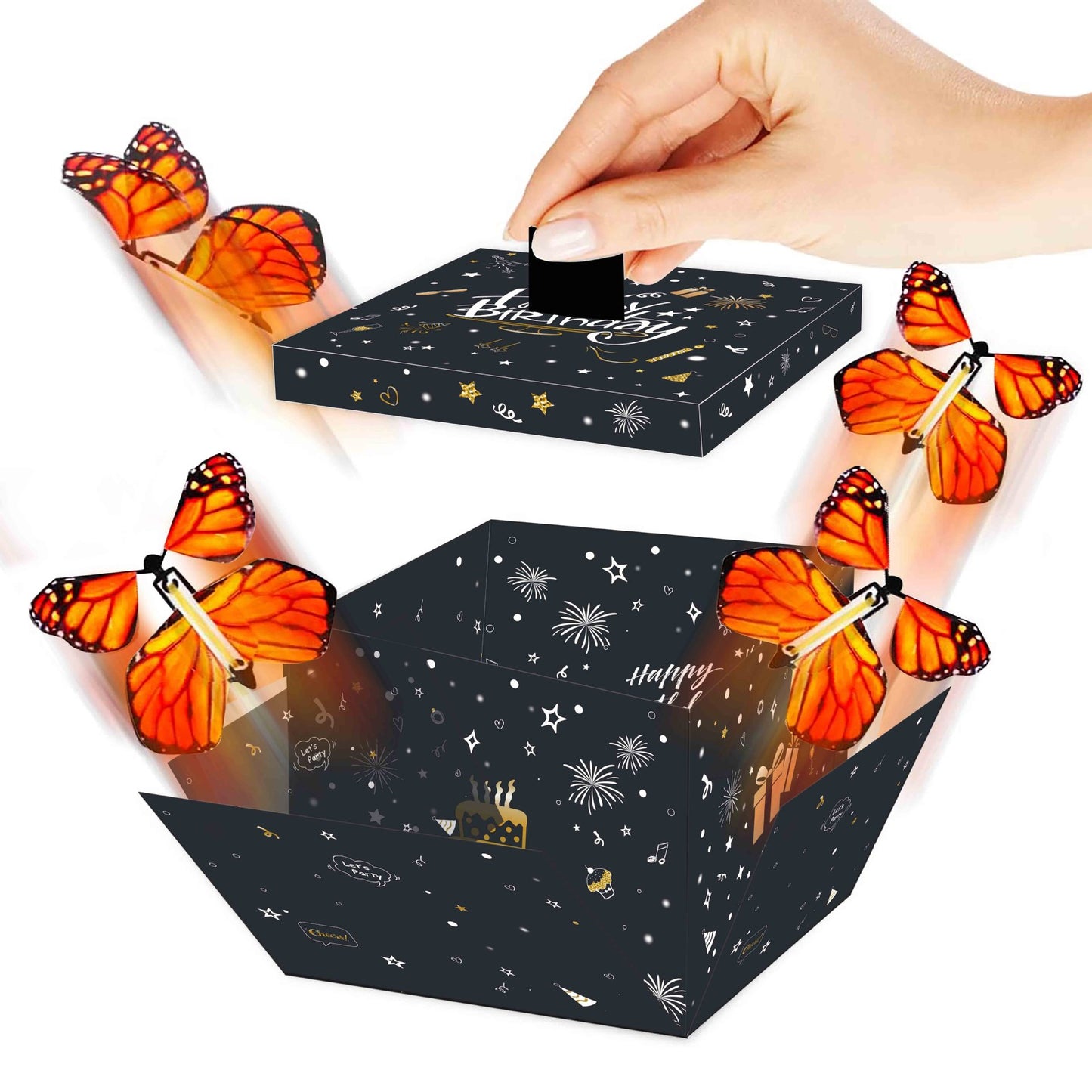 Flying Butterfly Surprise Explosion Gift Box