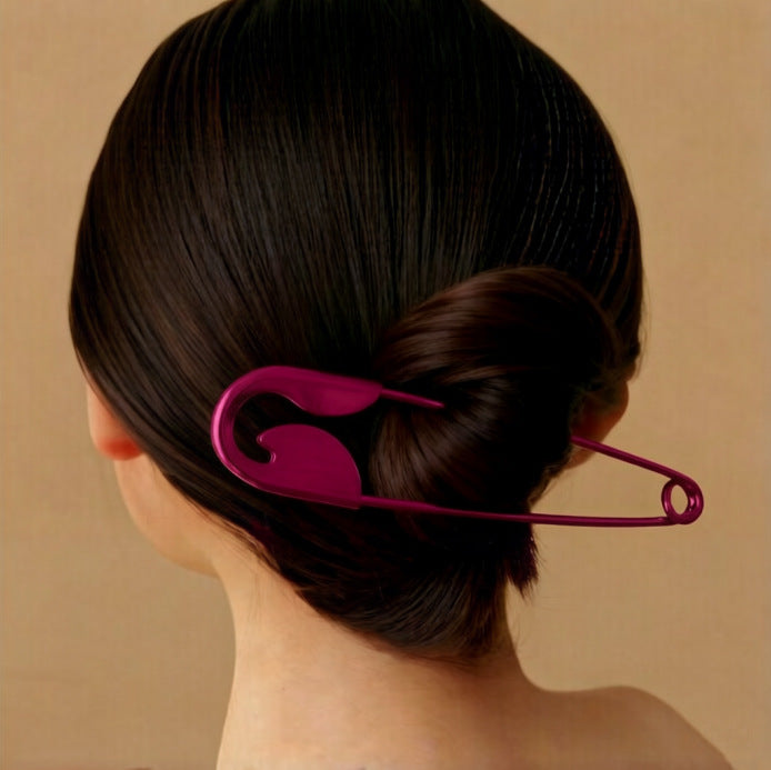 Safety Pin Hair Clip