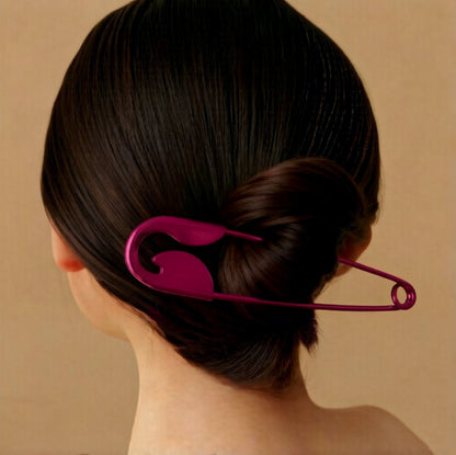 Safety Pin Hair Clip