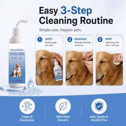 Ear Wash for Dogs & Cats
