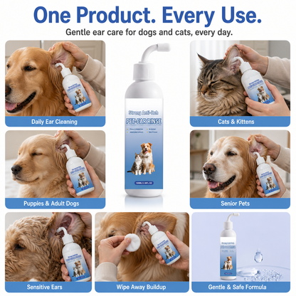 Ear Wash for Dogs & Cats