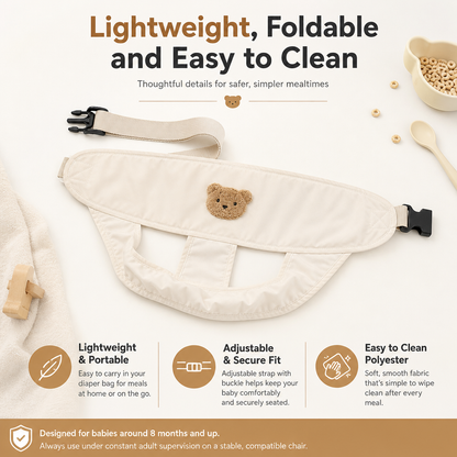 Portable Baby High Chair Safety Harness