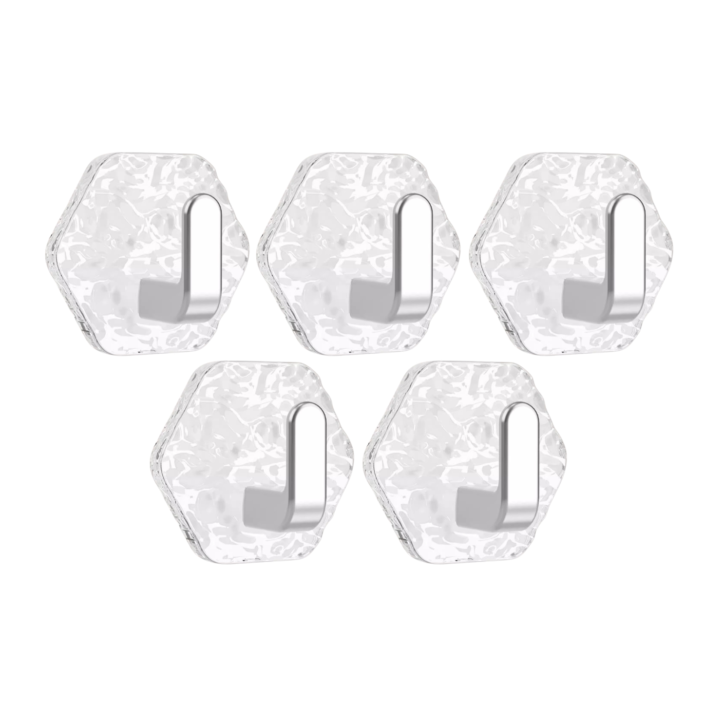 Glacier Ripple Self-Adhesive Hooks