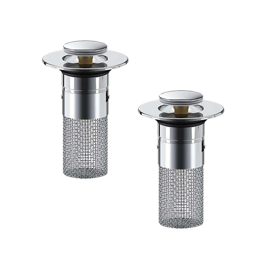Sink Stopper Hair Catcher Sink Drain Strainer (2PC)