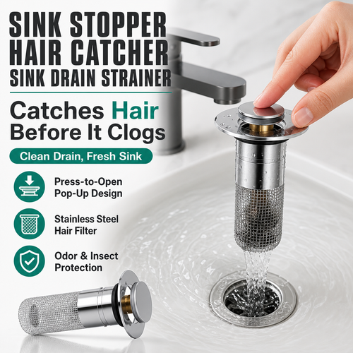 Sink Stopper Hair Catcher Sink Drain Strainer