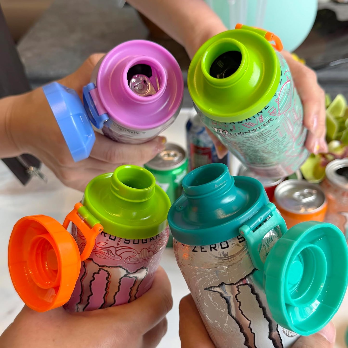 Magnetic Soda Can Lids