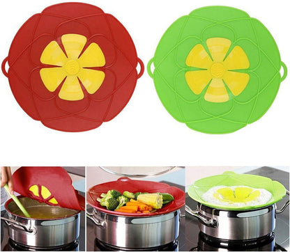 Boil Over Safeguard Spill Stopper Lid Cover