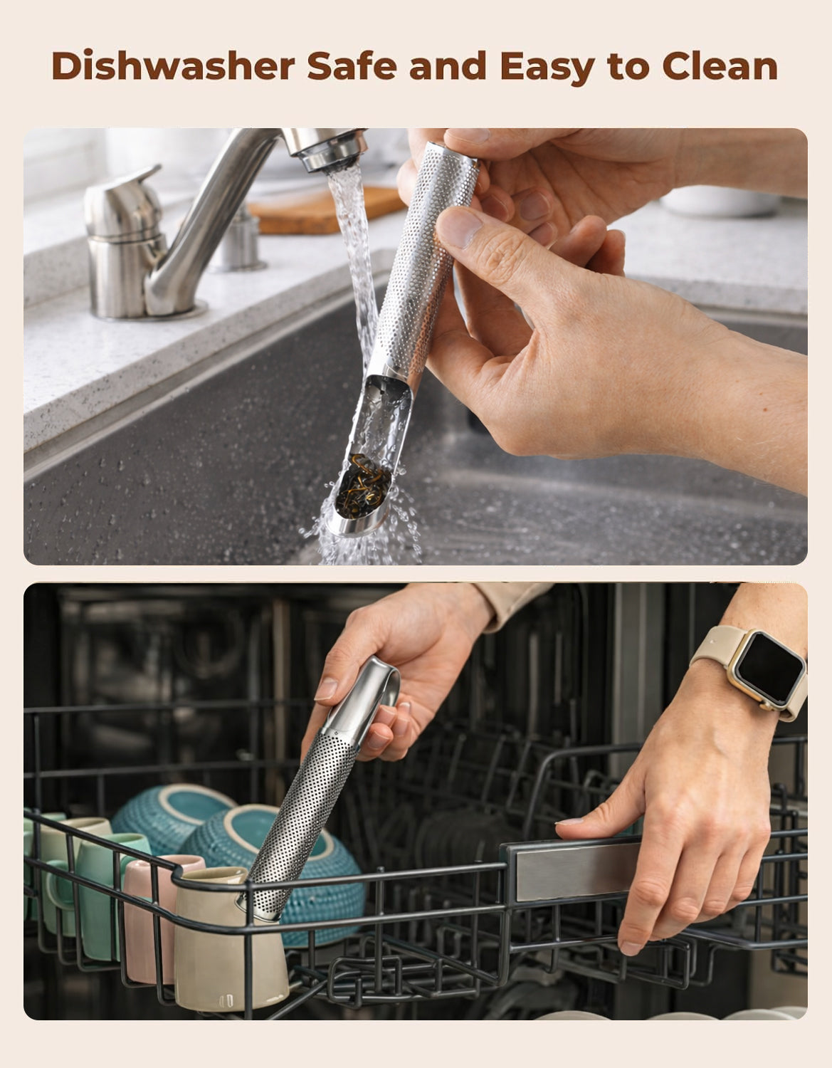 2-in-1 Tea Scoop Infuser Fine Mesh Tea Strainers