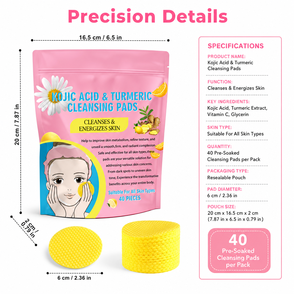 Turmeric & Kojic Acid Cleansing Pads