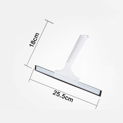 Rubber Glass Windshield Wiper Blades with Non-Slip Handle for Cleaning Showers