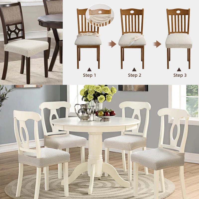 Waterproof Jacquard Chair Covers! Durable, Stylish & Easy-Clean