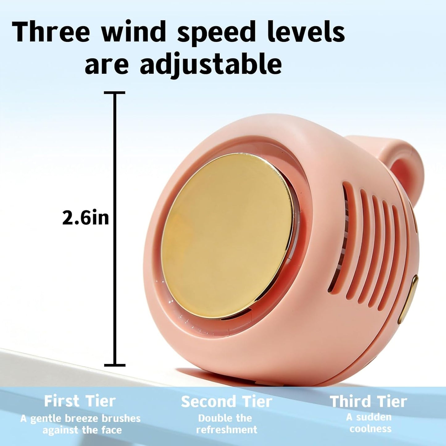 Portable Silent Clip-On Bladeless Personal Fan