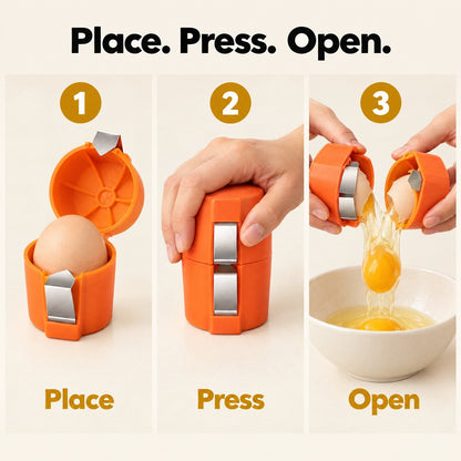 How to use the 2-in-1 Egg Cracker & Separator
