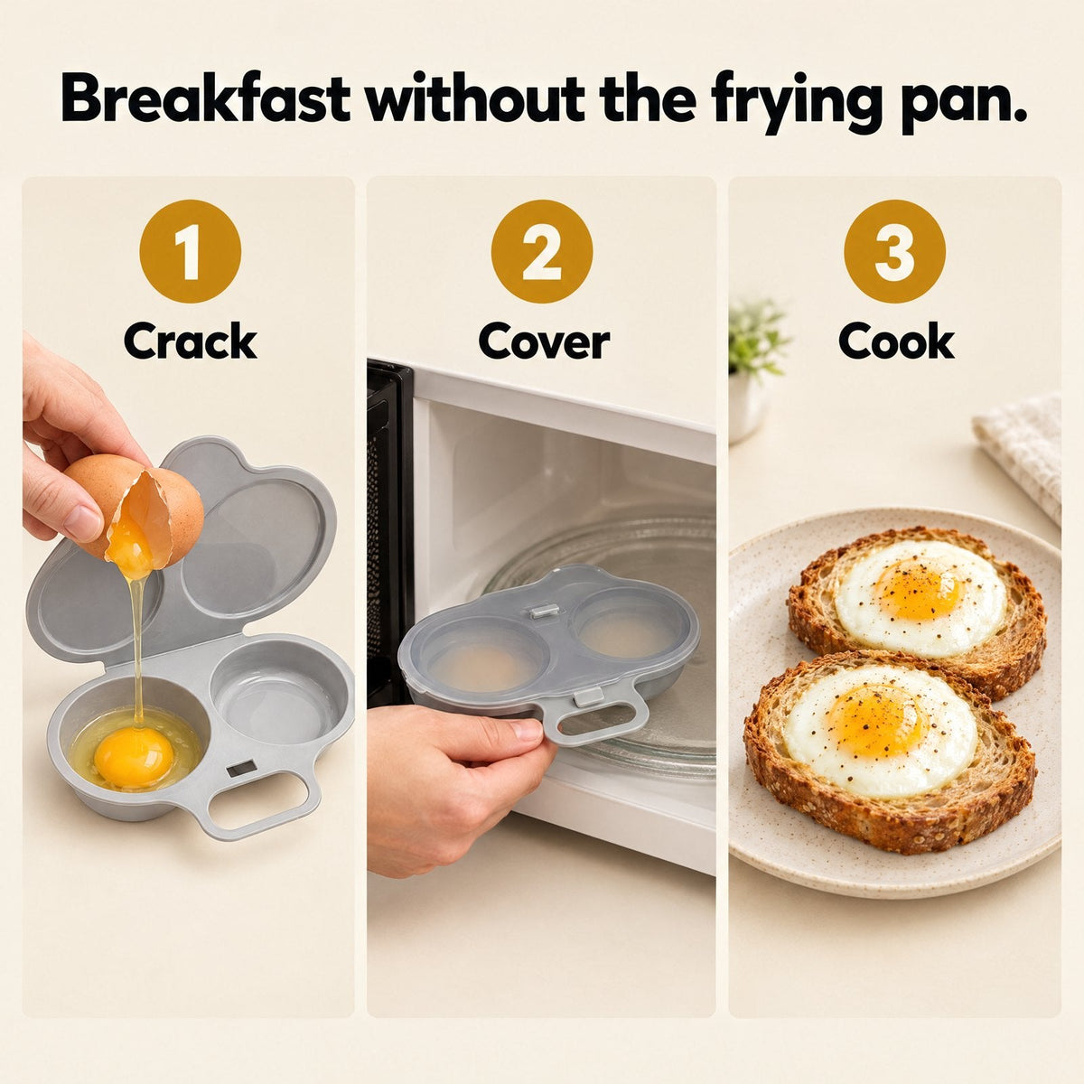 How to use the Microwave Egg Poacher