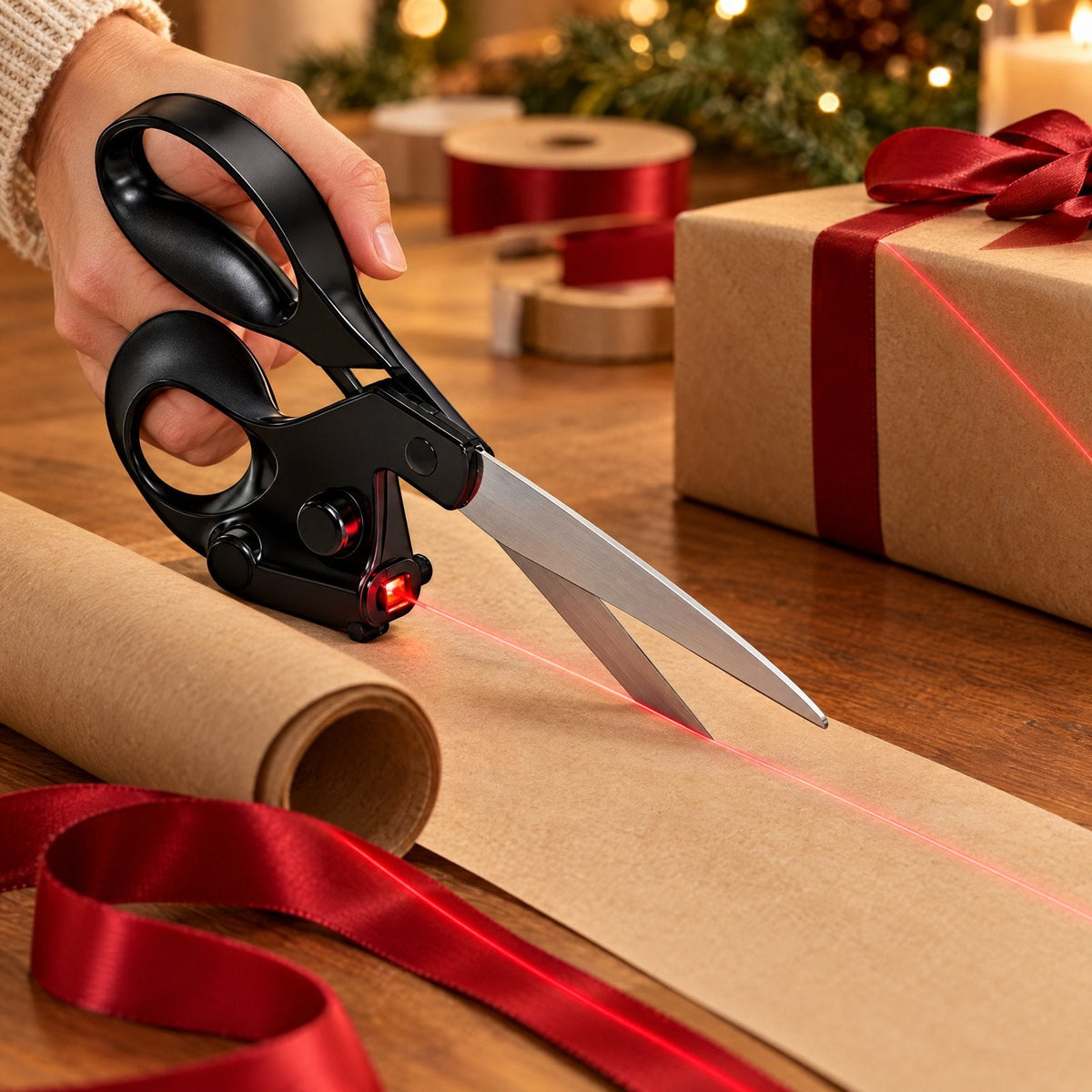 Professional Laser Guided Sewing Scissors at home