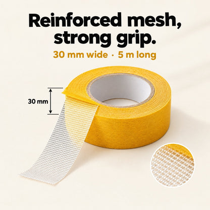 Heavy Duty Double Sided Mesh Tape size and details