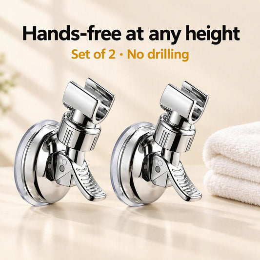 Adjustable Shower Head Holders (2 PCS)