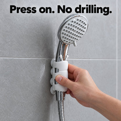 Shower Head Suction Cup in use