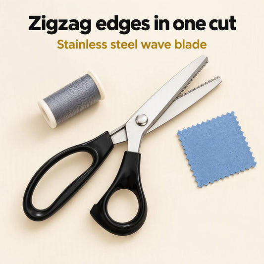 Triangle Wave Edge Sewing Scissors